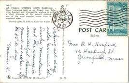 1962 Mt Pisgah Western North Carolina Postcard mountain landscape - £3.87 GBP