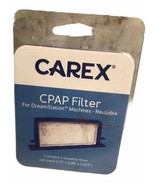 CAREX CPAP FILTERS CONTAINS 1 REUSABLE FILTER Per Pack 2.19” X 88” X O.625” - $14.73