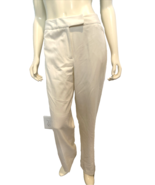 Rafaella Off White Lined Flat Front Dress Pants Size 10 - €28,66 EUR