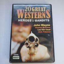 20 Great Westerns: Heroes  Bandits (DVD, 2008, 4-Disc Set) - £3.88 GBP