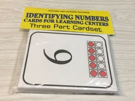 Identifying Numbers - Cards for Learning Center - Three Part Cards - Montessori - £7.10 GBP