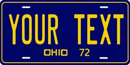 Ohio 1972 License Plate Personalized Custom Car Auto Bike Motorcycle Moped - £8.69 GBP+