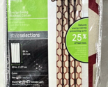 Style Selections Home Energy Saving Blackout Curtain 50x84in Quinn Red I... - $23.99