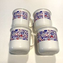 Tupperware Mug Coffee Cup 11.5 oz. Purple &amp; White Blossoms Flowers Flora... - £19.77 GBP