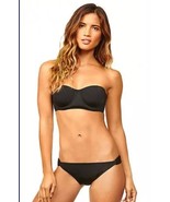 New RADIO FIJI S bustier lace-up back corset style bikini swimsuit black... - €49,96 EUR