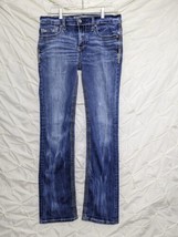 Buckle BKE Aiden Bootleg Mens Size 31L Denim Stretch Blue Jeans 31x33 - £23.25 GBP