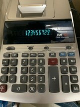 Canon MP11DX 12-Digit Desktop Printing Calculator Clock Calendar Tested - £27.23 GBP