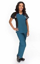 Allheart Basics Women&#39;s Flex Scrub Set Caribbean - XL or 2XL - $24.99