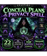 50-200X CONCEAL PLANS &amp; PRIVACY SPELL ANASTARA DARK HIGH PRIESTESS MAGICK  - $77.77+