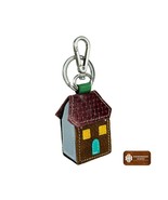 Handmade leather key holder, Rustic house-shaped keychain with croc embo... - $1,161.01 MXN