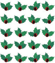Jolee&#39;s Cabochon Dimensional Repeat Stickers-Christmas Holly Repeats - £16.29 GBP