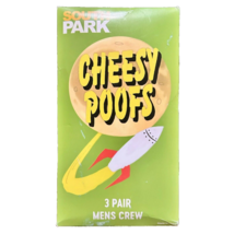 South Park Cheesy Poofs Gift Box 3 Pairs of Socks Shoe Size 8-12  Bioworld - £5.49 GBP
