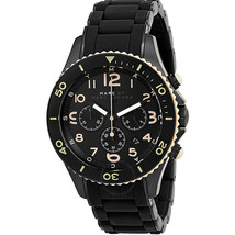 Marc Jacobs Men&#39;s Marc Black Dial Watch - MBM2583 - £129.66 GBP
