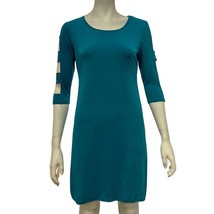 Jm Collection Petite Lattice-Sleeve Shift Dress, Size PM - $14.85