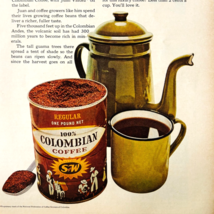 1968 S&amp;W Colombian Coffee Advertisement Vintage Beverage Breakfast DWW11C - $19.99