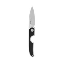 S.T. Dupont Cigar Cutter Knife BLACK &amp; STEEL Drop Point -  003650 - £268.38 GBP