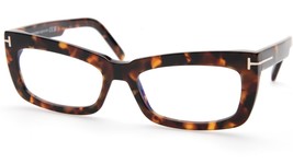 NEW TOM FORD TF5966-B 052 ECO Havana Eyeglasses Frame 55-18-140mm B32mm Italy - $200.89