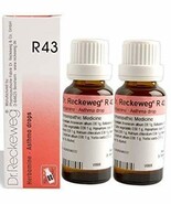 2 X Dr. Reckeweg R43 Drops - $264.22 MXN