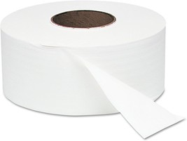 Windsoft 202 White Jumbo Roll Bath Tissue, 9-Inch Dia, 1000Ft, 12 Rolls/... - $93.99