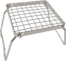 Camp Grill With Foldable Legs: 304 Stainless Steel Grill Grate For Gas S... - £25.00 GBP