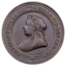 Del Regimiento Premio Of Merit Bronce Medalla Reina Victoria 44MM UNC - £157.16 GBP