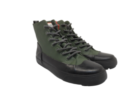 Hunter Unisex Target Dipped Canvas High-Top Sneakers Green/Black Size M5.5/W7.5 - £22.72 GBP