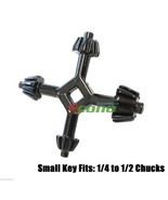 4 Way Drill Press Small Chuck Key Size 1/4&quot; to 1/2&quot; Universal Combinatio... - €6,67 EUR