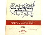 1940s Curtis Washington Dc Vista Onniveggente Tour Brochure Cadillac Lim... - $5.07