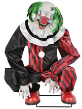 Seasonal Visions - Crouching Clown RED Animated - Standard - £382.24 GBP