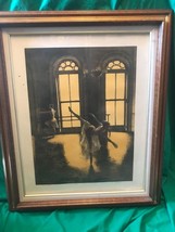 Light &amp; Movement Ballet Signed Numbered Lithograph Print Art Ballerina Harbrough - £63.07 GBP