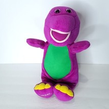 Barney The Purple Dinosaur SINGING Plush WORKS Stuffed Animal 15 Inch Tall - £30.96 GBP