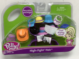 New 2004 Polly Pocket Mattel #H0065 HIGH-STYLIN&#39; Hats Cool Display Stand Sealed - £13.29 GBP