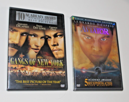 Lot of 2  Leonardo DiCapprio DVD&#39;s ,  Aviator , Gangs of New York - £7.51 GBP