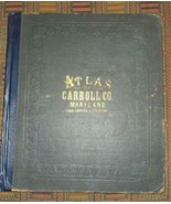XRARE 1877 An Illustrated Atlas of Carroll County Maryland hand-colored ... - £387.65 GBP