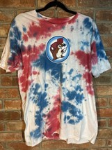 Buc ees Shirt Adult XL Let&#39;s Get It Poppin Fireworks USA 4th July Tie Dye - £15.30 GBP