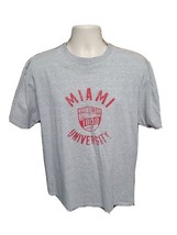 Miami University Red Hawks 1809 Adult Large Gray TShirt - $14.85