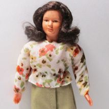 Lady Doll 05 0083 Caco Flowered Top Pencil Skirt Flexible Dollhouse Miniature - £26.68 GBP