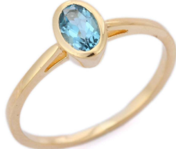 14K Gold Topaz Ring - £166.93 GBP