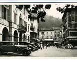 St Martin Vesubie France Real Photo Postcard 1955 La Place  - £14.00 GBP