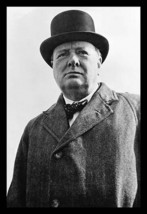Prime Minister Winston Churchill of Great Britain - Art Print - £17.57 GBP+