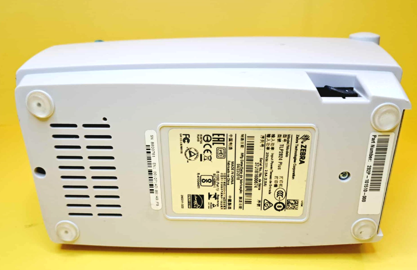 ZEBRA TLP2824 PLUS ETHERNET USB DESKTOP LABEL PRINTER TRANSFER/DIRECT THERMAL Item image 6
