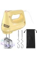 Electric Hand Mixer with Stainless Steel Whisk, Dough Hook Attachment an... - $22.76