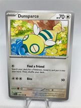Pokemon Collectible Trading Card Dunsparce 156/193 Sv02: Paldea Evolved ... - $3.47