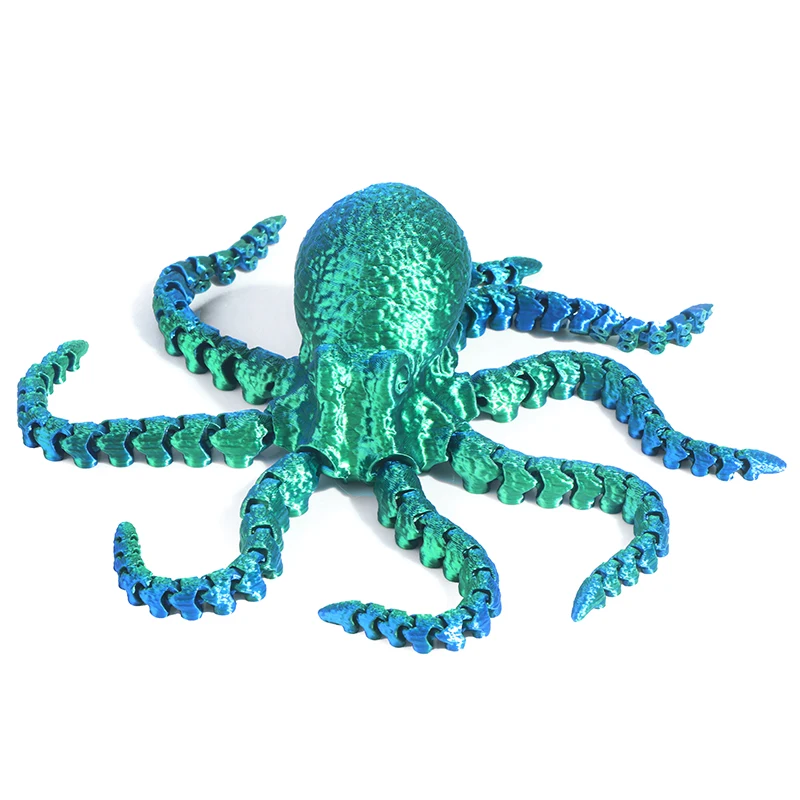 3d Printed Octopus Octopus Car Ornament Realistic Made Ornament Toy Model Home - £14.75 GBP