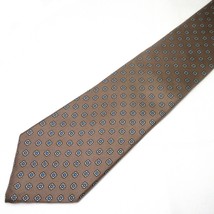 The Custom Shop Shirtmakers 618 5th Ave. NY Brown &amp; Blue Daisy Print 57&quot;... - £12.72 GBP