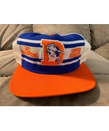 Vintage Denver NFL 80’S Maille Camionneur Réglable Chapeau Fabriqué En U... - £85.17 GBP