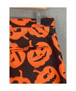 Men&#39;s Pumpkin Halloween Pants Costume Size M Orange Funny Fall Party - £26.36 GBP