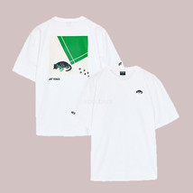 YONEX 23FW Unisex Badminton T-Shirts Casual Apparel Sportswear White 233TS036U - £38.20 GBP