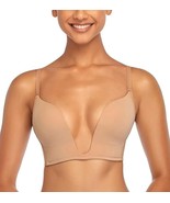 DotVol Women&#39;s Deep Plunge Bra Convertible Push up Low Cut Seamless Wire... - $212.86 MXN