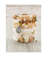  Premium Jewelry Cake Mix Blush Bracelets set   of 6 Julio Designs Semi ... - $175.00